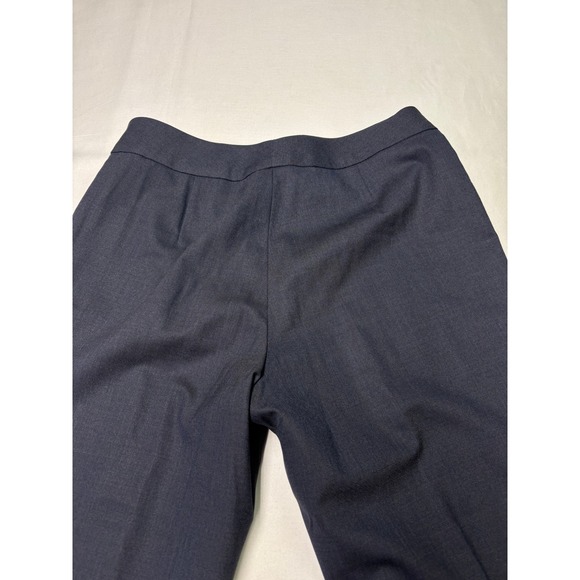 Banana Republic Harrison Trousers Womens 6 W30 L33 Gray Wool Blend Italy Wide - Picture 7 of 12